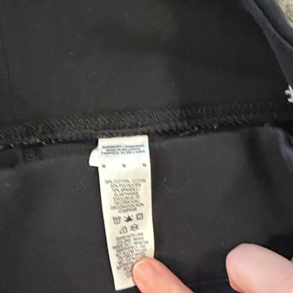 Nike Kids Black Leggings with White Logo Size Medium - Picture 7 of 7